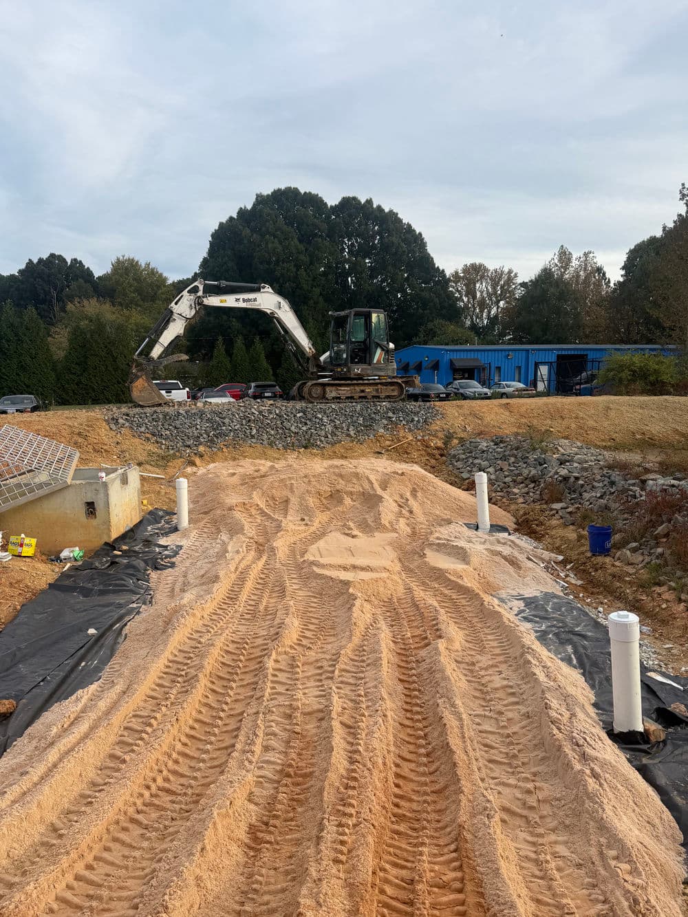 Gallery photos for Stormwater Pond Construction for Commercial Property in Indian Trail NC: Image #4