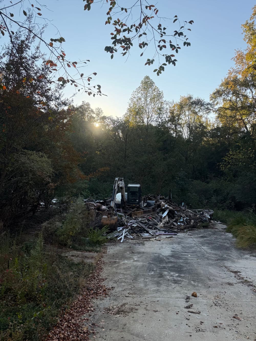 Old Structure Demolished and Cleared for New Beginnings in Clover