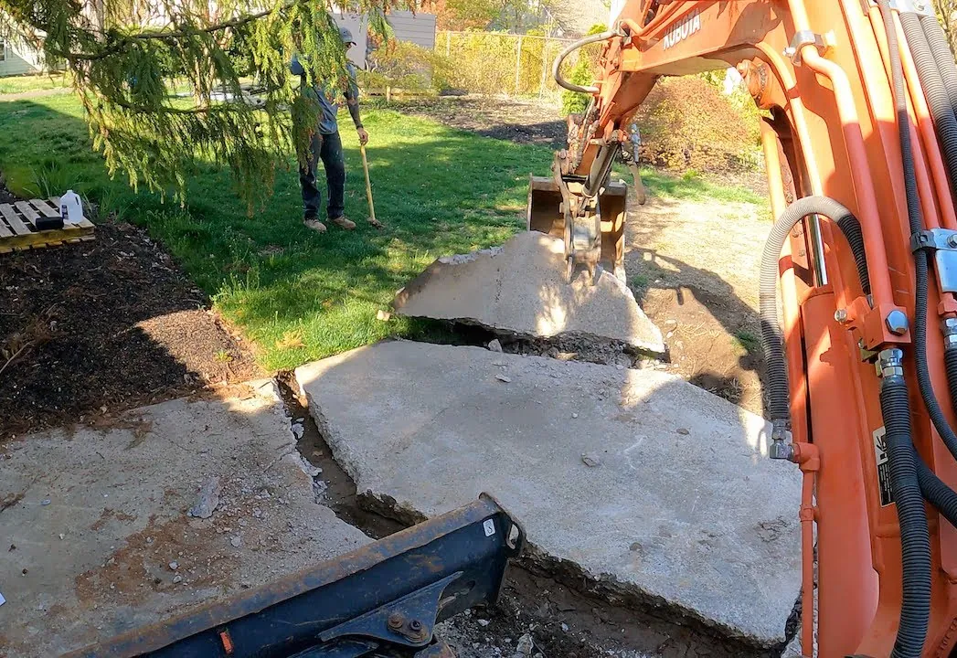 Concrete Removal in Indian Trail, NC